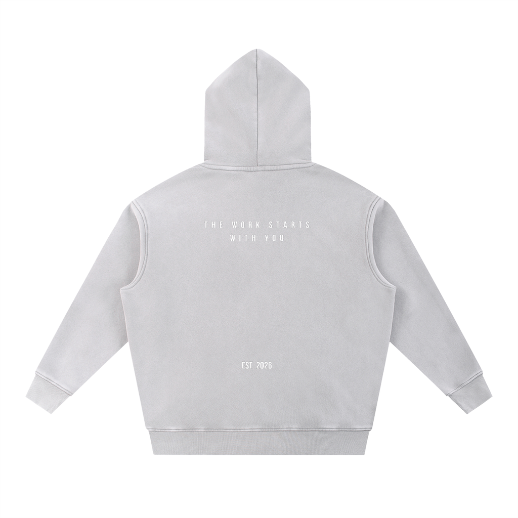Essential Acid Wash Oversized Hoodie