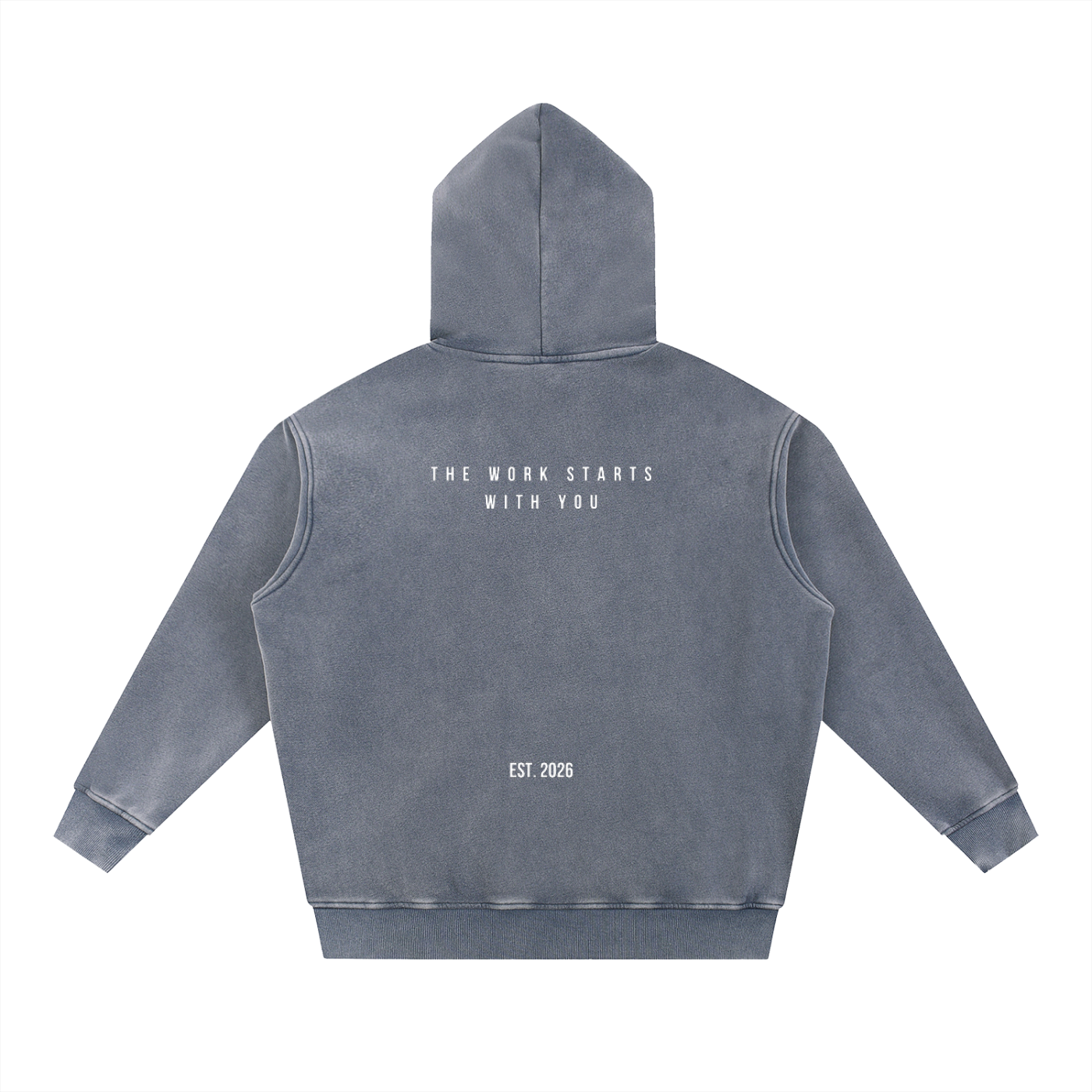 Essential Acid Wash Oversized Hoodie